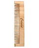 Cursive Bamboo Pocket Comb For Hair With Wide Tooth best For Travel- Pack of 1