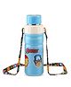 JAYPEE Steel Safe 600ml Inner Stainless steel Insulated Water bottle with Fliptop Lid, Marvel Avenger Blue, Leakproof, BPA Free, Food Grade, School, Picnic Bottle & Sipper Bottle for Kids