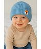 Sportking Knit Penguin Patch Detailed Beanie Cap - Sky Blue - Circumference 33 Cms