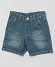 Sportking Denim Washed Shorts - Blue