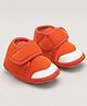 KIDSUN Colour Blocked Velcro Closure Booties - Orange