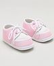 KIDSUN Colour Blocked Lace Up  Booties - Light Pink