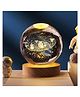 Chocozone Crystal Ball Night Light, 2.4Inch Glass Ball Night Lamp Table Lamp for Bedroom Decorative Items for Home