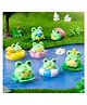 Chocozone Pack of 8 Cute Frog Miniatures Garden Decoration Gifts Home Decor Fairy Garden Decor Landscape Decorations