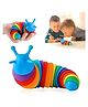 Chocozone Crawling Caterpillar Toy Toddler Toys for Kids Flexible Clicky Sound Making Sensory Toys for Boys & Girls (19cm) (Caterpillar)