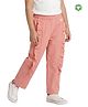 Pranava Organic Cotton Woven Frill Detailed Pant - Peach