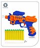 Aditi Toys Hi-Arm Soft Bullet Gun Toy with Safe Plastic & 10 Bullets with  Effective Range of 40 Feet  BIS Approved -  Orange & Blue