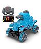 Mirana Toys Drifter Tank Bullet Shooter 4WD 4x4 RC Car Toy for Kids - Remote & App Controlled Vehicle - 360 Rotation & Omnidirection Wheels - Type-C USB Rechargeable - for Boys & Girls 4+ Years-Blue