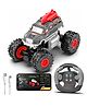 Mirana Toys Trailblazer 2WD RC Car Toy for Kids | Remote & App Control ATV with Nitro Speed Boost | Type-C USB Rechargeable & in-Built Bluetooth Speakers | for Boys & Girls 4+ Years-Grey