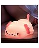FLAZE Rechargeable Cute Squishy lamp - Silicone Adorable Christmas Axolotl Gifts for Kids - Nightlight Nursery Animal Touch Light- PACK OF -1 - ( COLOR MAY VARY )