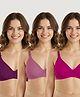 Bella Mama Maternity Non Padded Nursing Bra Pack of 3 (Colour May Vary)