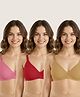 Bella Mama Maternity Non Padded Nursing Bra Pack of 3 (Colour May Vary)
