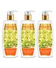 Vaadi Herbals Pack Of 3 Amla Shikakai Shampoo - Hairfall & Damage Control - (350 ml X 3)
