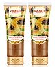 Vaadi Herbals Pack Of 2 Papaya Fairness Scrub Gel With Honey & Saffron - (110 g X 2)