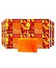 Vaadi Herbals Pack Of 12 Perky Peach Soap With Almond Oil - (75 g X 12)
