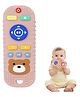 FunBlast Remote Shape Silicone Baby Teether Toy for Babies  Pack of 1 (Peach-)