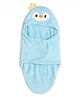 TERI BERI Baby Sleeping Bag with Hood | Soft Fleece Bear Swaddle Blanket for Infants & New Born Baby | Cozy, Warm & Breathable Wrapper Easy to Carry & Travel 0-6 Months