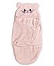 TERI BERI Baby Sleeping Bag with Hood | Soft Fleece Bear Swaddle Blanket for Infants & New Born Baby | Cozy, Warm & Breathable Wrapper Easy to Carry & Travel 0-6 Months