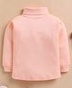 Unfab Cotton Jersey Knit Full Sleeves Solid Thermal Vest - Peach