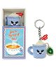 Matchbox Minis Crochet The Tea Keychain  Handmade Crochet Toy & Pocket-Sized Collectible Accessory, Gift for Kids, Teens & Adults, Emotional Support Mini (2
