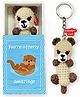 Crochet Otter Keychain  Handmade Crochet Toy & Pocket-Sized Collectible Accessory, Gift for Kids, Teens & Adults, Emotional Support Mini (4