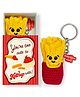 Crochet French Fries Keychain  Handmade Crochet Toy & Pocket-Sized Collectible Accessory, Gift for Kids, Teens & Adults, Emotional Support Mini (3.3