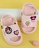 Yellow Bee Disney Mickey Mouse & Friends Featuring Minnie Mouse Applique Detailed Slingback Clogs  - Pink