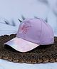 DukieKooky Floral & Butterflies Embroidered Glittered Baseball Cap - Dark Pink - Circumference 54 Cm