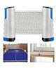 Muren Portable Table Tennis Adjustable Rectangle Ping Pong Net Clamps to Any Table Table Tennis Net-Multicolor(Color May Vary)