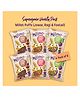 Millimo Millet Power Puffs - Cheese Masala x2, Sour Cream & Onion x2, Choco Ragi x2 (Pack of 6 x 35g) | No Maida, No Palm Oil, No Cholesterol, No Refined Sugar, Baked | Healthy Namkeen Snacks for Kids