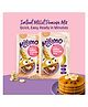 Millimo Instant Healthy Banana Millet Pancake Mix (2x145g) Made with 64% Multigrains (Jowar, Oats, Foxtail, Little Millet), Jaggery, Banana, Vanilla | Quick, Easy, High Protein & Fibre
