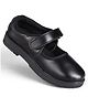 Pine Kids Velcro Closure Solid Colour School Shoes - Black