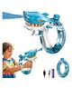 VikriDA Electric Water Gun, Powerful Water Guns Up to 35 FT Long Range, 500CC Capacity Super Water Blaster Summer Toys for Holi - Blue
