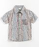 JusCubs Cotton Woven Half Sleeves Abstract Printed Shirt - Multi Colour
