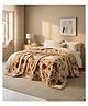 Saral Home DIANA light weight Cloudy Mink Silky-Soft Quilt/Blanket all Seasons, Gold. 88x90 Inch