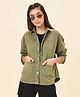 Coolsters by Pantaloons Cotton Woven Full Sleeves Solid Shirt - Green