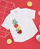 Pantaloons Baby Cotton Woven Half Sleeves Fruits Printed Shirt - White
