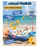 Elecart Magnetic Ocean Fishing Game for Kids & Toddlers | 15 Rotating Fish, 4 Poles, Lights & Music | Educational Fishing Table Toy for Boys & Girls Age 3+ | Hand-Eye Coordination Learning Toy