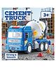 Elecart Cement Mixer Truck Toy for Kids - Light Music & Operational Parts, Strong Plastic Material, Ideal Toys for 3+ Year Boy - Durable & Engaging Kids Toys for Creative Play (Age 3+)