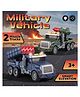 Elecart Military Missiles Vehicles Toy for Kids - Light Music & Operational Parts, Strong Plastic Material, Ideal Toys for 3+ Year Boy - Durable & Engaging Kids Toys for Creative Play (Pack of 2)