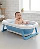 StarAndDaisy Bath Tub for Baby Foldable Bath tub for Kids, Space Saving Design, Newborn Baby Folding Bathing Tub Girls & Boys with Soap Tray, Easy to Store-Blue