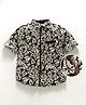 TONYBOY Cotton Woven Full Sleeves Leaves Printed Shirt - Dark Brown