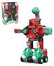 Azhari 5 -in-1 Dinosaur Robot Toy Set for Kids, Buildable Transforming Dino Robot Toys  With Screwdriver 142 Pcs Set For Kids Toy Multicolor