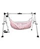 The Cradlle for Genius Automatic Electric Swing Cradle With Folding Square Pipe | Stainless Steel Ghodiyu - Mickey Mouse - Clothe Joli (Colour May Vary)