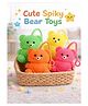 Little Hunk Neon Squishy Bear Toys for Kids  Soft Squeezable Light-Up Puppy Figures, Assorted colours (Pack of 2 Toys)