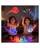 Little Hunk Super Bouncy Moon Ball, Led Flashing Ball, Colorful Jump & Glow Sensory Toy (Colour and design may vary) (Pack of 3 Balls)