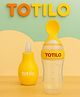 Totilo Spoon Feeder Bottle + Nose Sucker Combo for Newborns & Infants | Safe & Easy Use- Yellow & Yellow