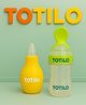 Totilo Spoon Feeder Bottle + Nose Sucker Combo for Newborns & Infants | Safe & Easy Use- Green & Yellow