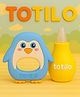 Totilo Baby Nose Sucker & Baby Teether Combo | Safe Nasal Aspirator + BPA-Free Teething Toy for Newborns & Infants- Yellow & Blue
