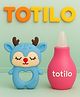 Totilo Baby Nose Sucker & Baby Teether Combo | Safe Nasal Aspirator + BPA-Free Teething Toy for Newborns & Infants- Pink & Blue